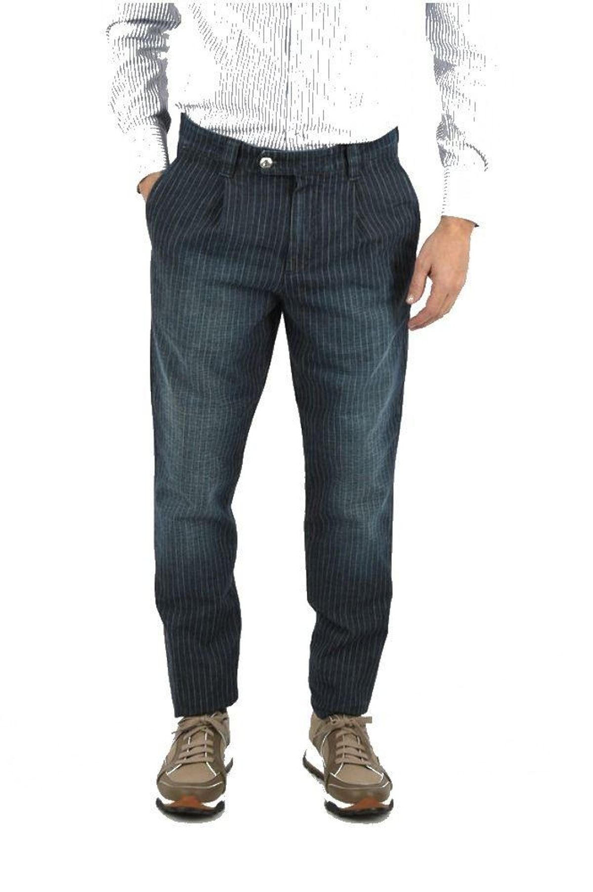 Brunello Cucinelli Brunello Cucinelli Mens Blue Cotton Jeans