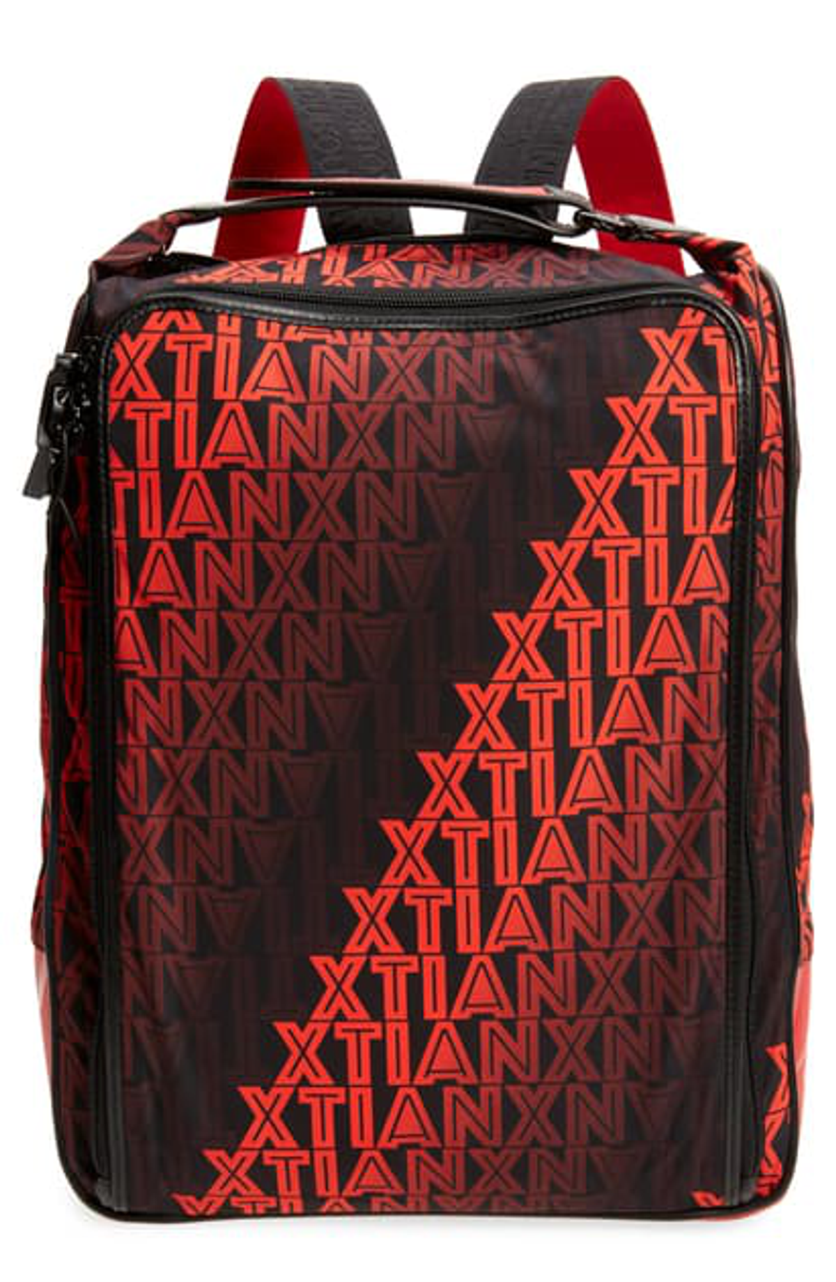 Christian Louboutin Christain Louboutin Hopn Zip Xtian Degrade Backpack In Black