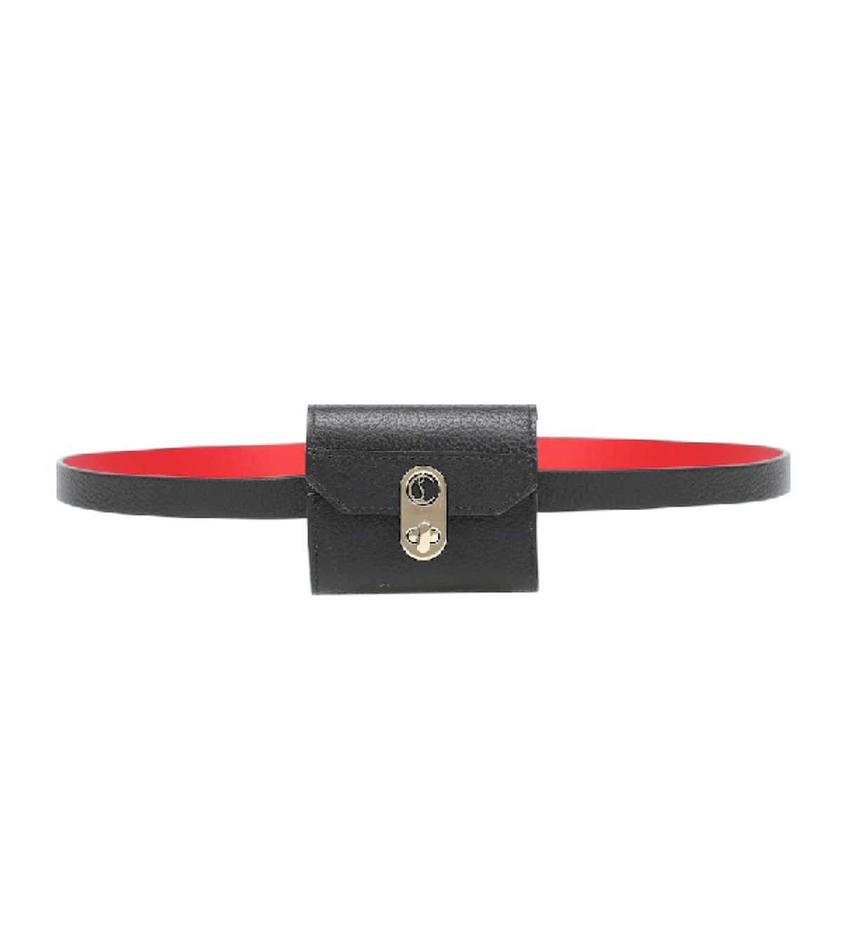 Christian Louboutin Elisa Leather Belt Bag In Black