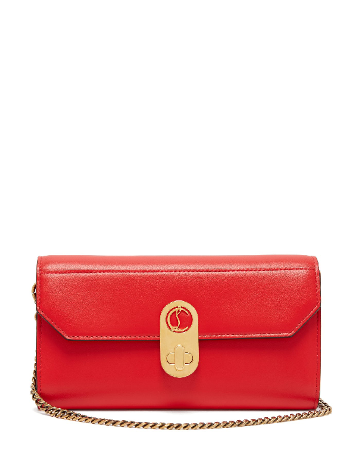 Christian Louboutin Elisa Paris Leather Belt Bag In Red