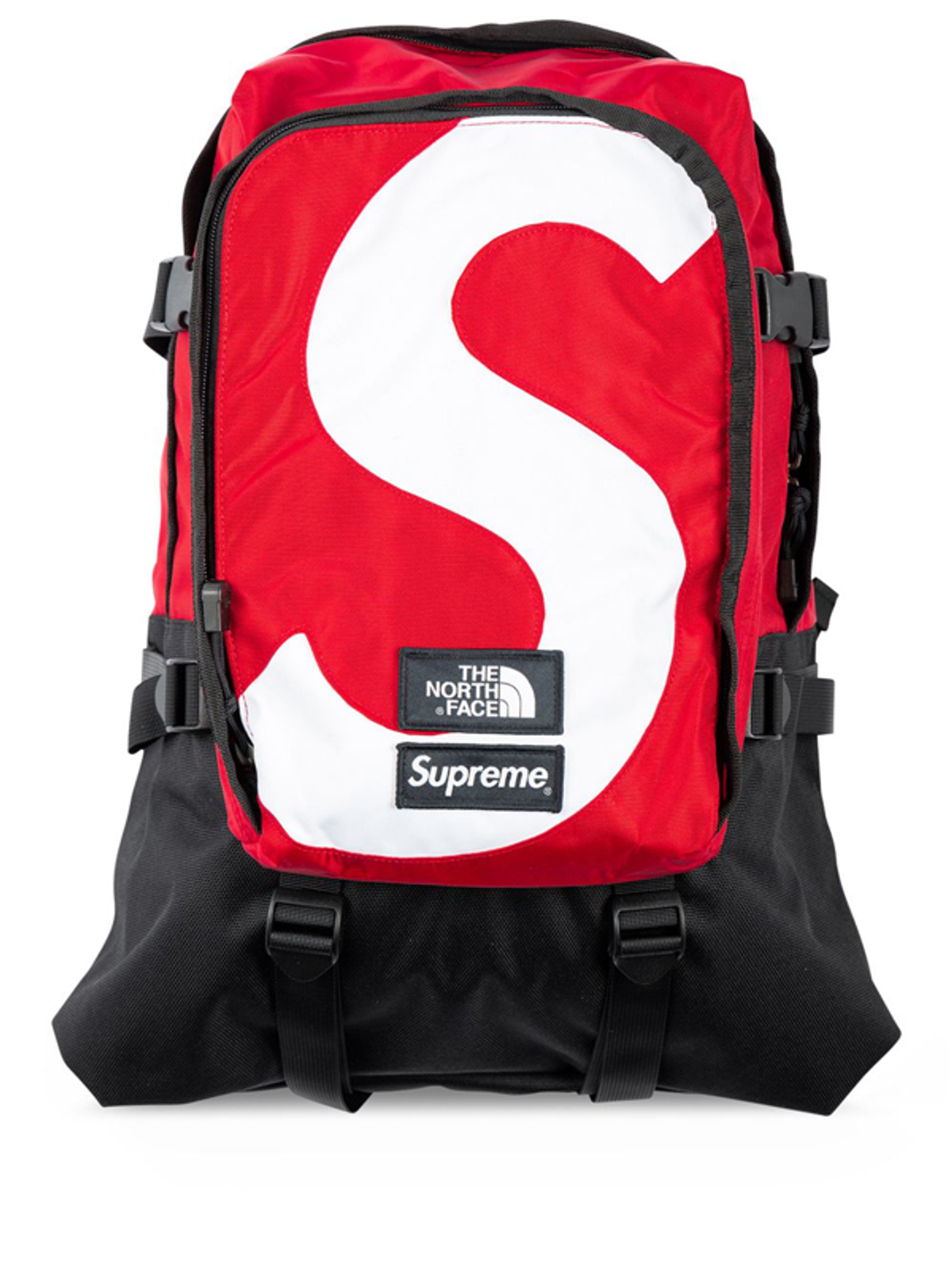 Supreme X The North Face S Logo Backpack In Red