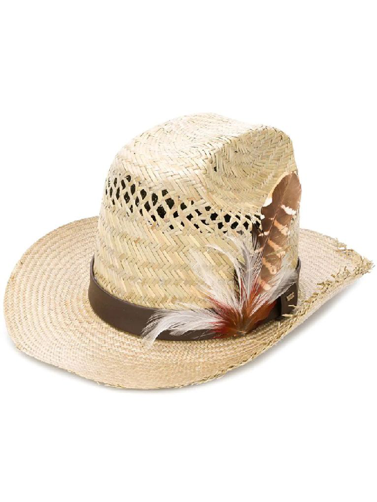 Saint Laurent Saint Laurent Womens Beige Canvas Hat