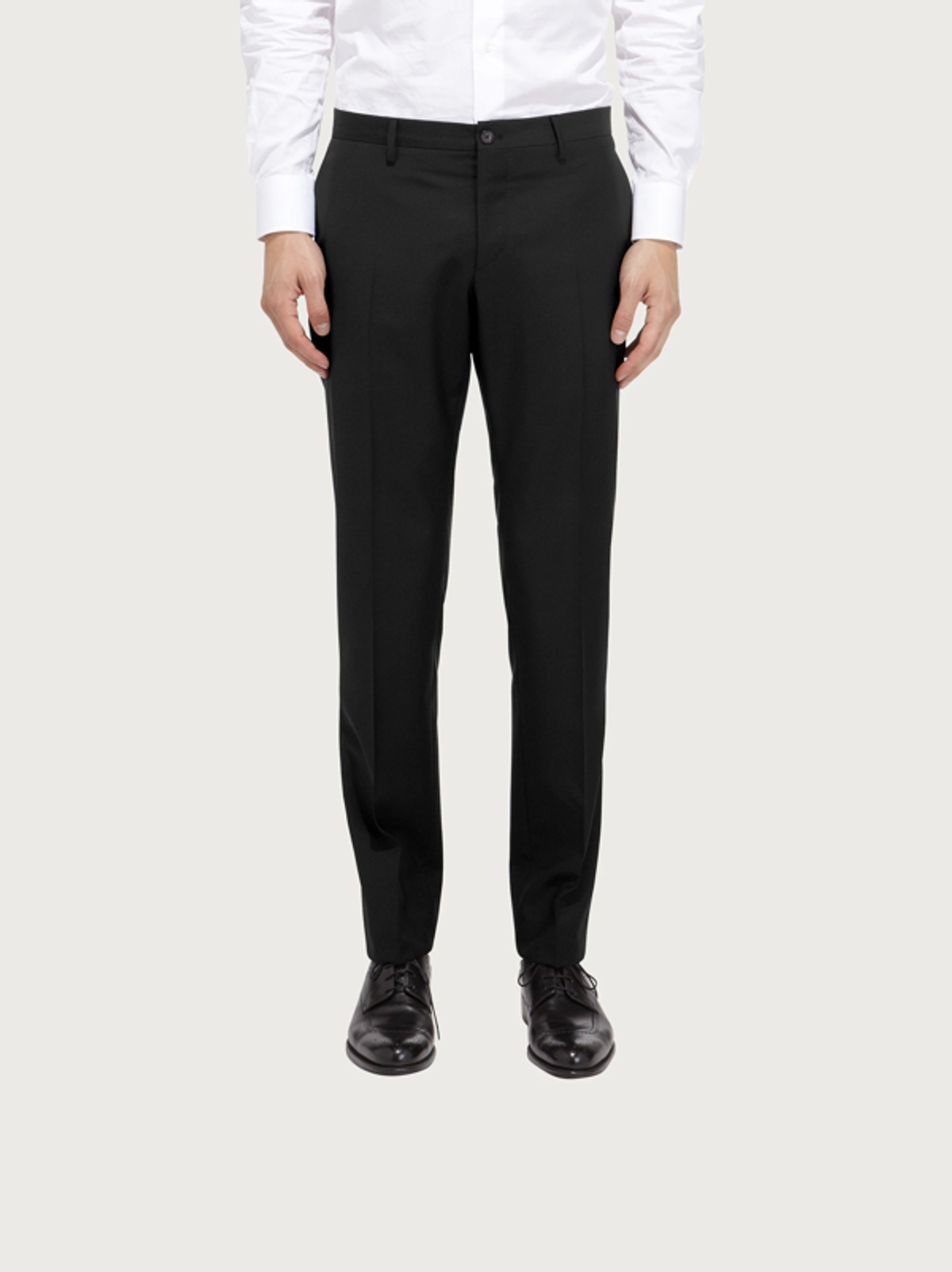 Ferragamo Tailored Trousers In Black