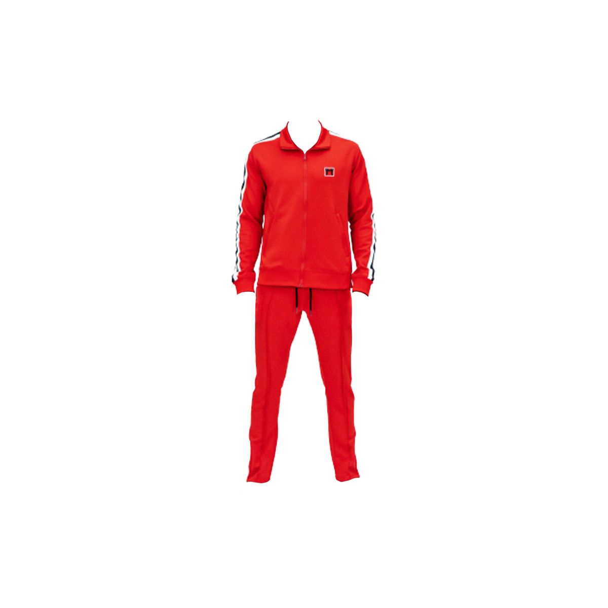 Modisch Logo Stripes Red Tracksuits