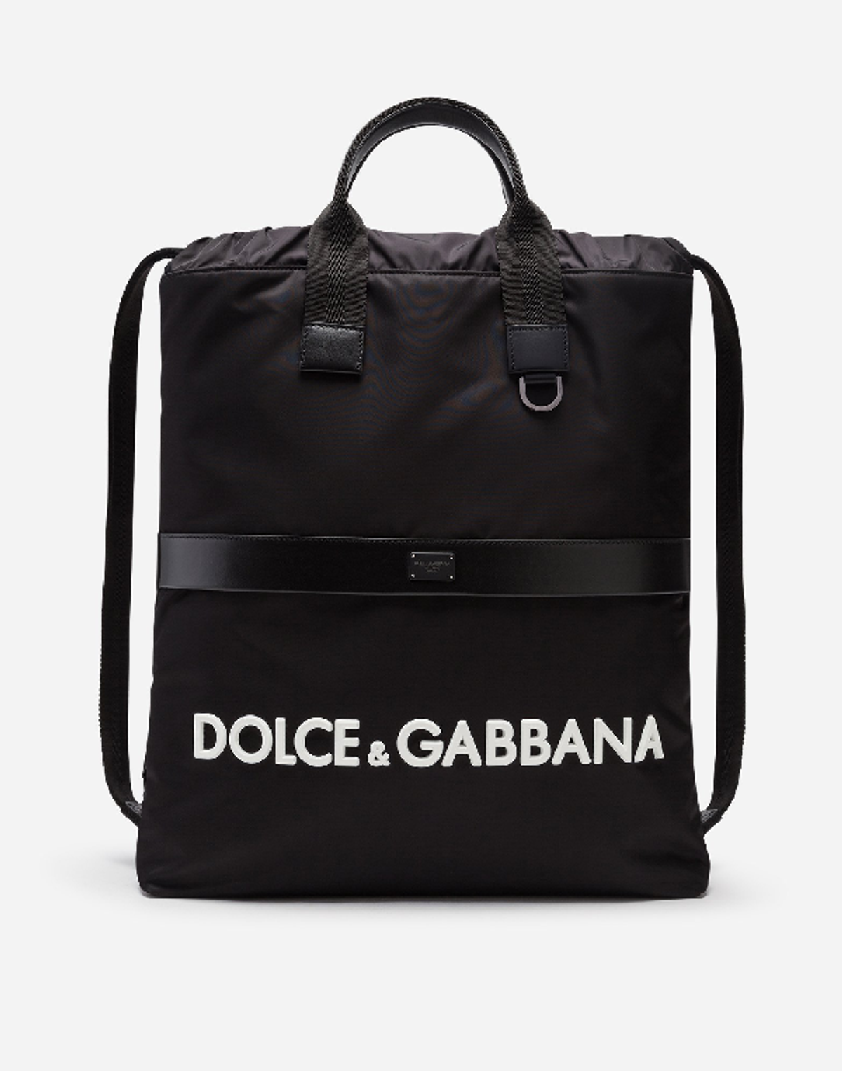 Dolce & Gabbana Street Backpack In Nylon With Logo