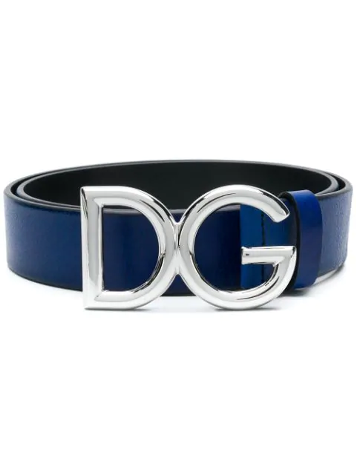 Dolce & Gabbana Logo Belt In Blue