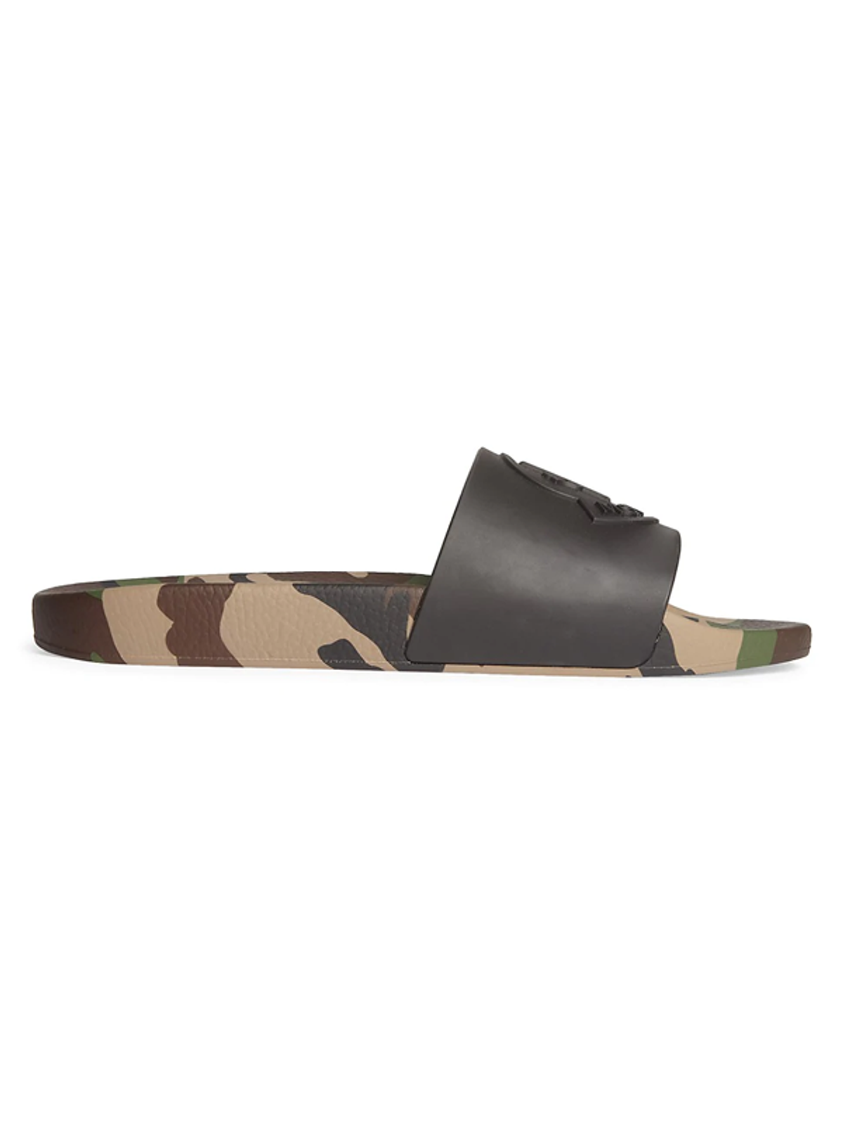 Moncler Mens Basile Slide Sandals In Camo