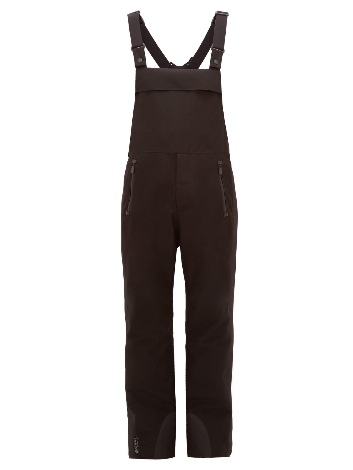 Moncler Technical-fabric Ski Salopettes In Black