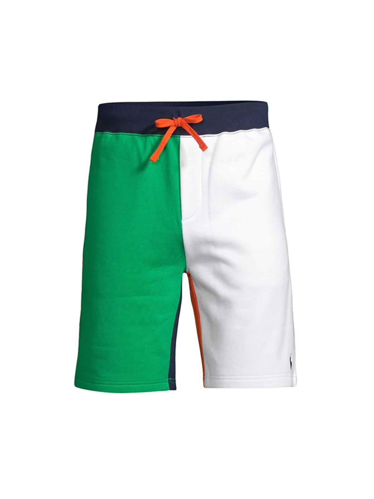 Polo Ralph Lauren Men's Colorblock Athletic Fleece Shorts In White