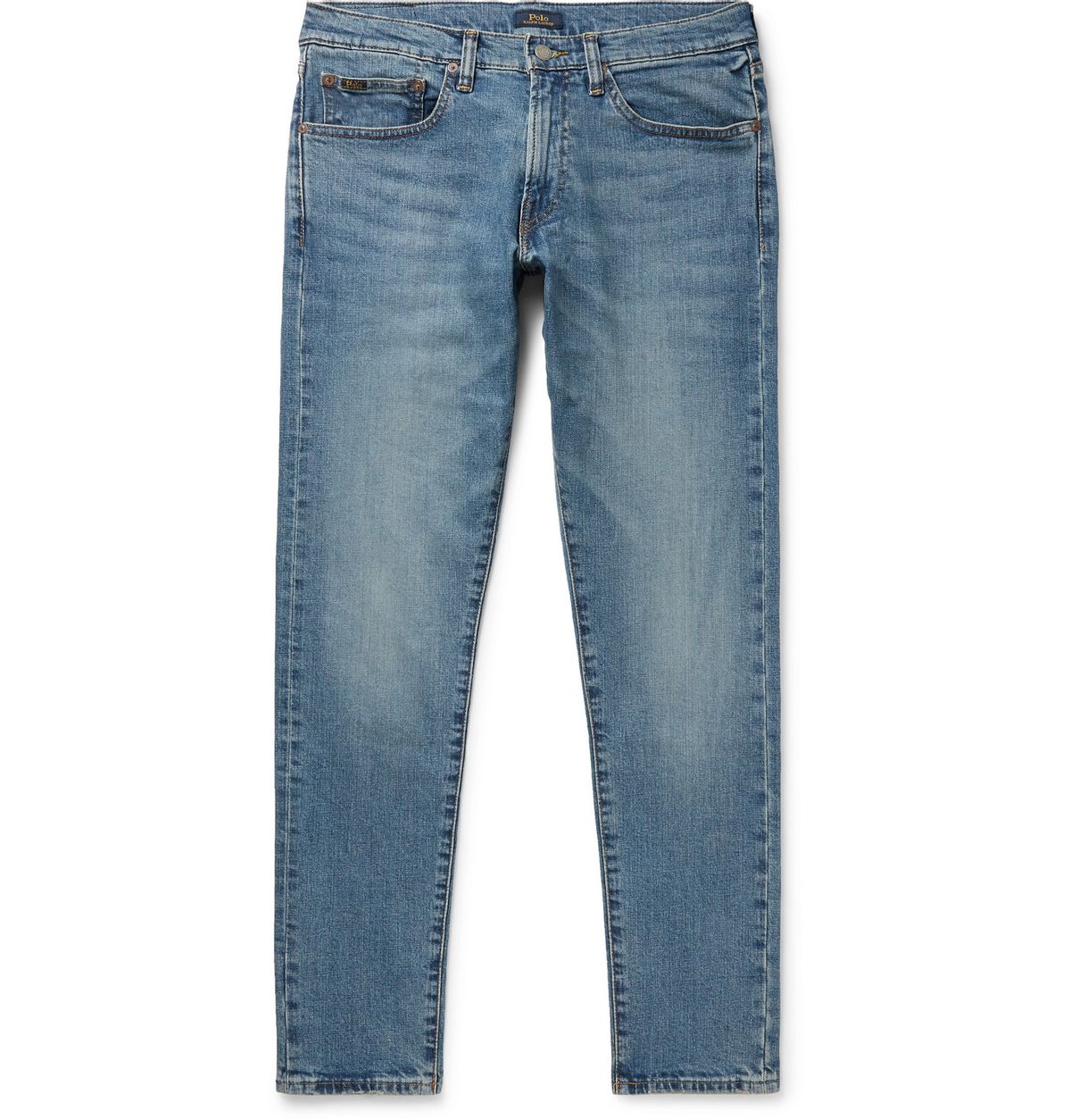 Polo Ralph Lauren Eldridge Skinny-fit Denim Jeans In Blue