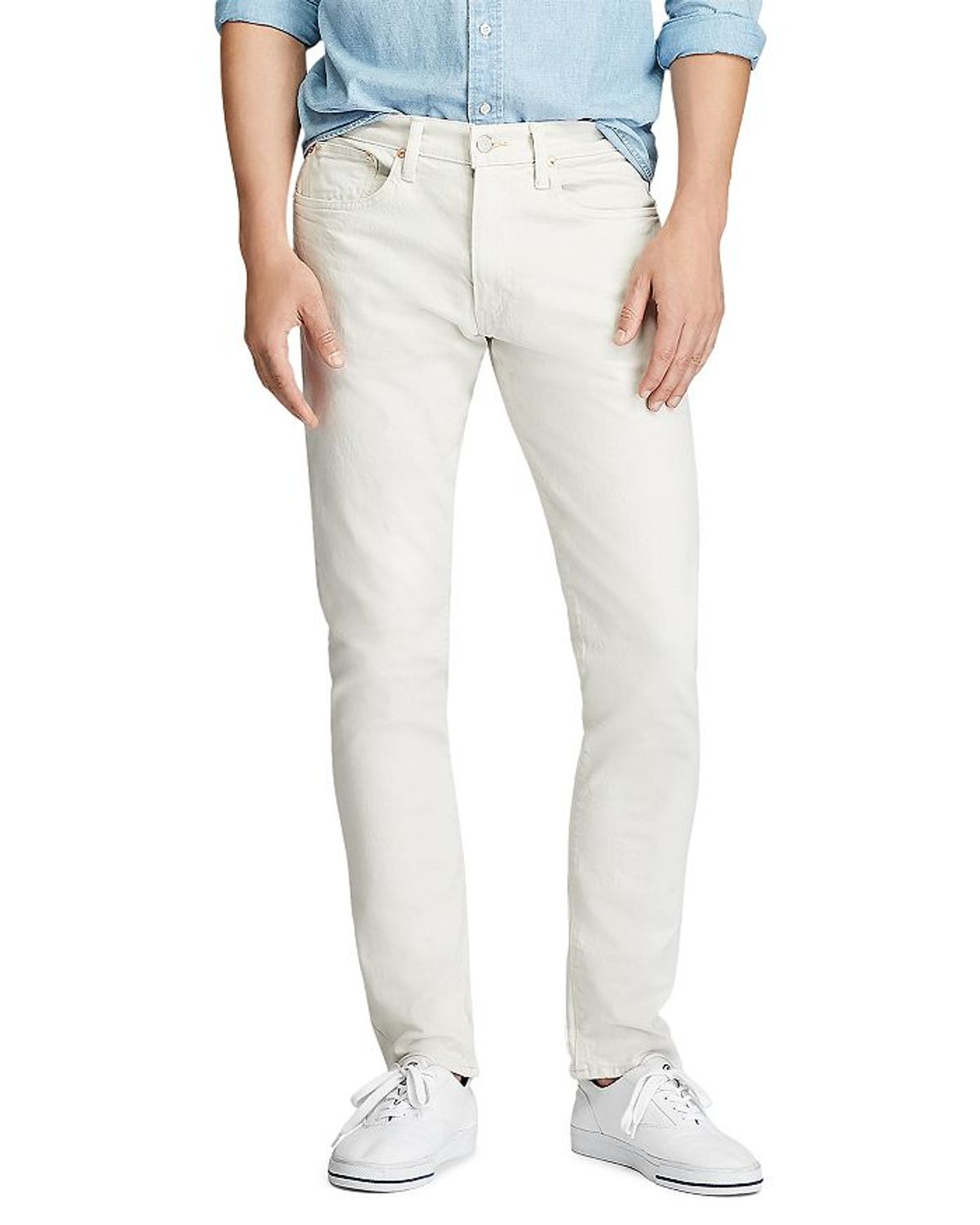 Polo Ralph Lauren Sullivan Cotton Stretch Slim Fit Jeans In Hudson Stone
