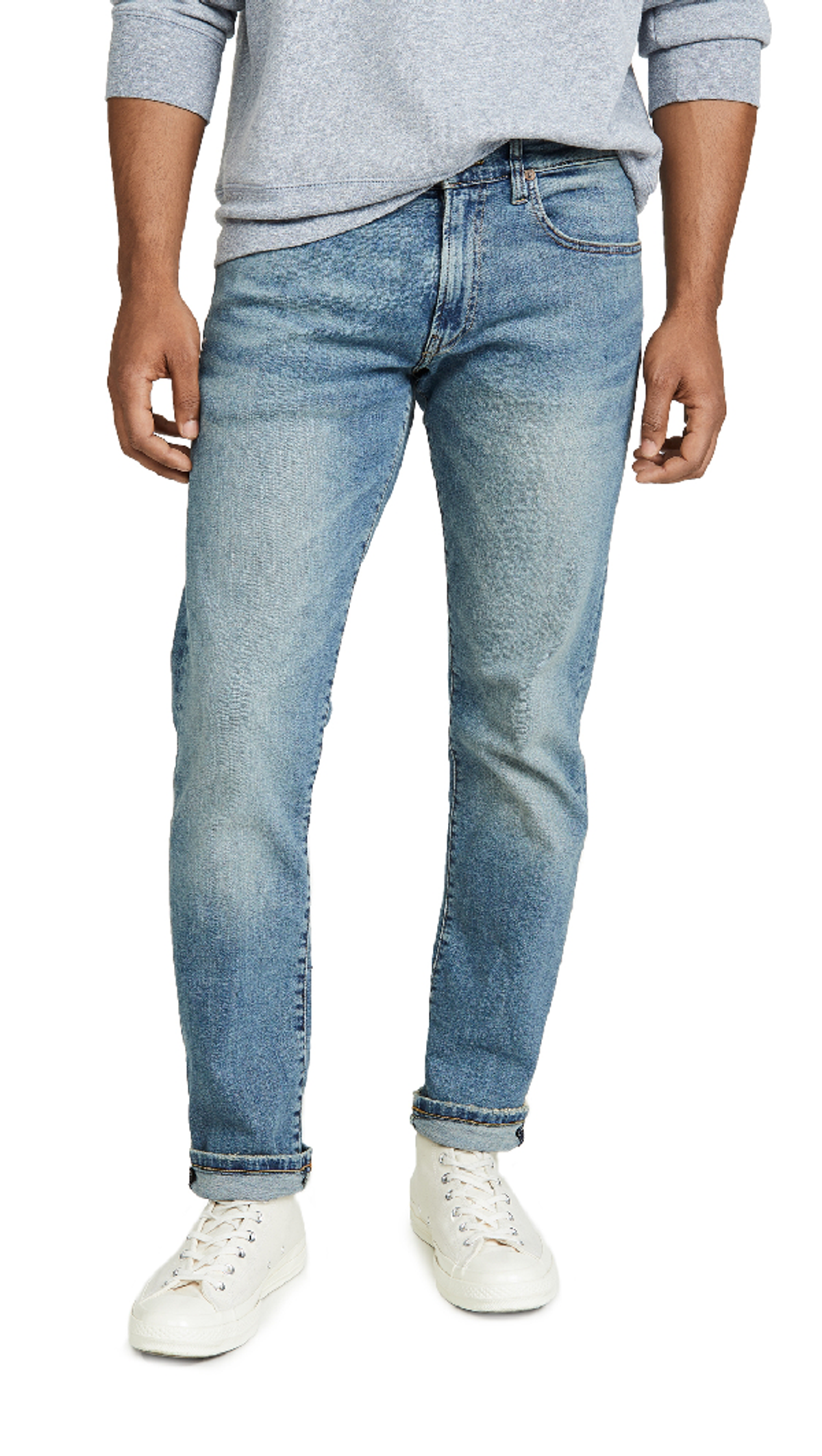 Polo Ralph Lauren Varick Slim Straight Fit Jeans In Dixon Light