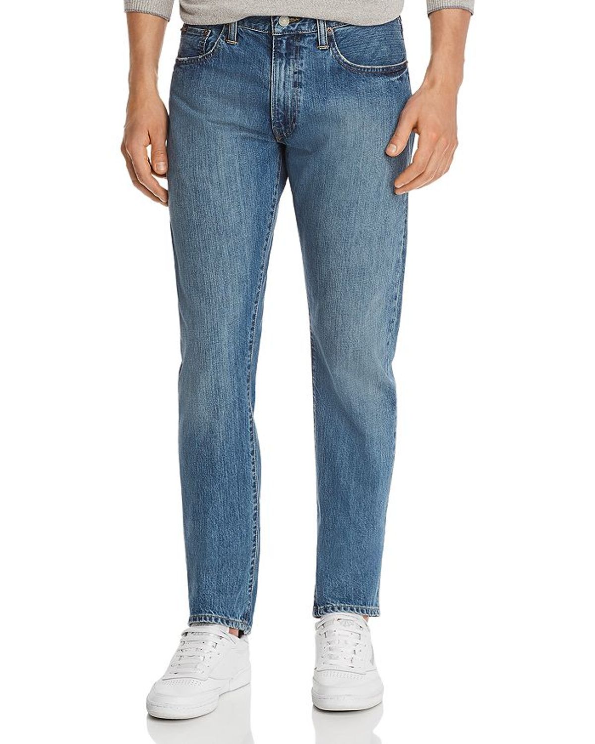 Polo Ralph Lauren Varick Straight Slim Fit Jeans In Blue