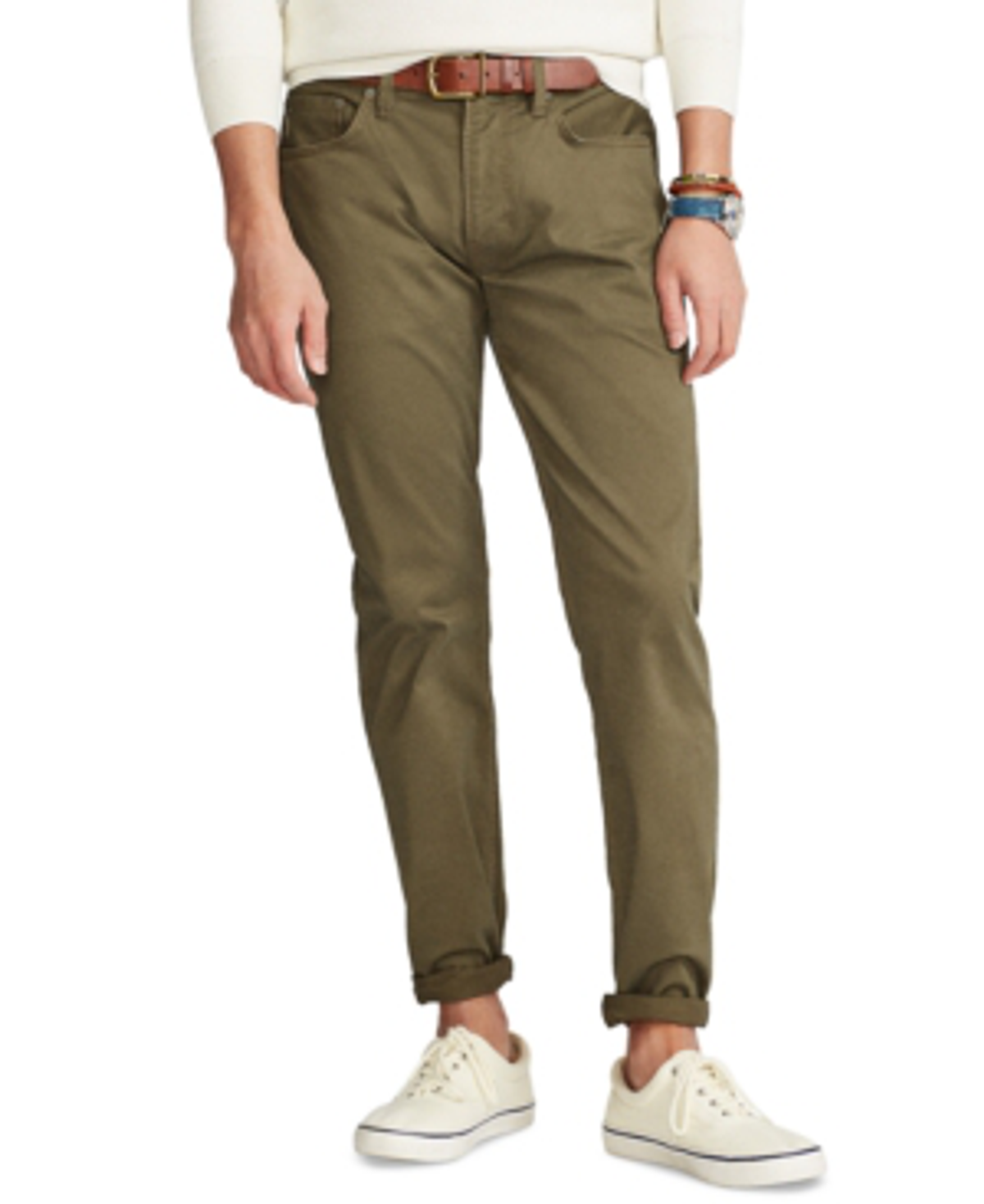 Polo Ralph Lauren Mens Varick Slim Straight Jeans In Expedition Olive