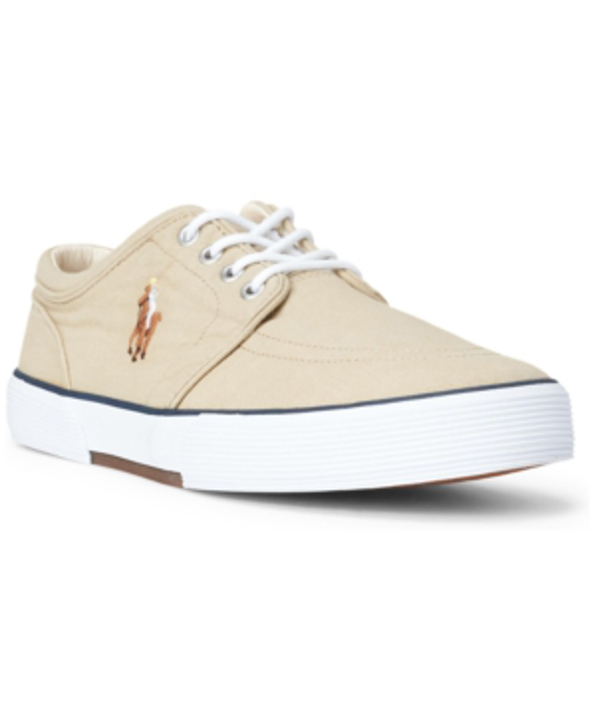 Polo Ralph Lauren Men's Faxon Washed Canvas Sneaker Men's Shoes In