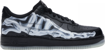 Nike Air Force 1 Black Skeleton Sneakers