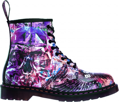 Dr. Martens Printed Leather Ankle Boots