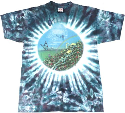 Vintage Skeleton Tie Dye T-shirt