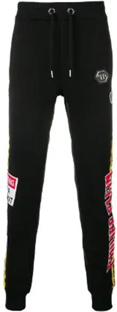 Philipp Plein Caution Warning Track Pants