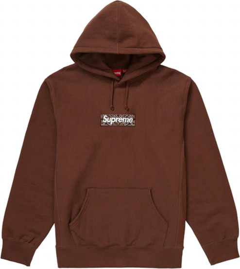 Supreme Bandana Box Logo Hooded Sweatshirt