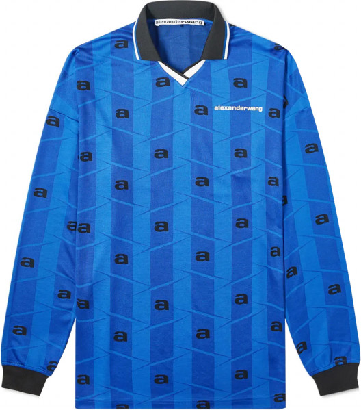 Alexander Wang Athletic Jacquard Jersey Long Sleeve