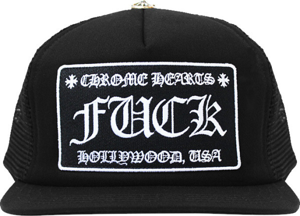 Chrome Hearts Trucker Black Cap
