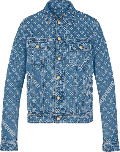 Supreme × Louis Vuitton Jacquard Denim Trucker Jacket