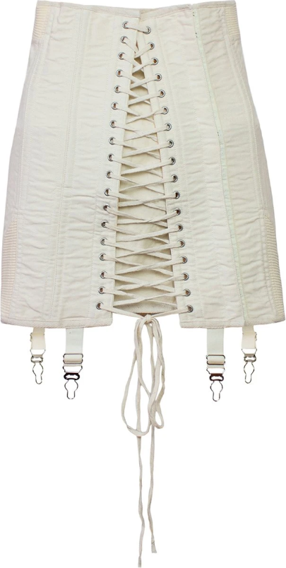 Orseund Iris Gamine Skirt Off White