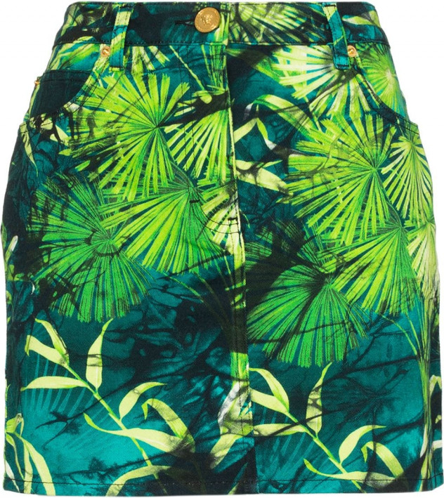 Versace Jungle Print Mini Skirt