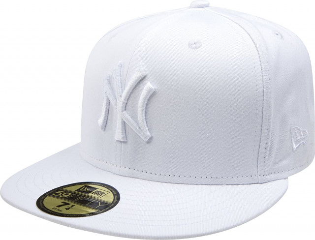 MLB New York Yankees White on White 59FIFTY Fitted Cap