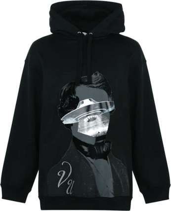 VALENTINO×UNDERCOVER 19AW UFOスウェット Valentino // X Undercover Black & Multicolour UFO Logo
