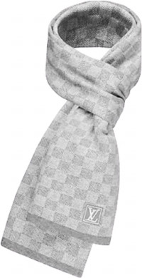 Louis Vuitton Petit Damier Logo Scarf