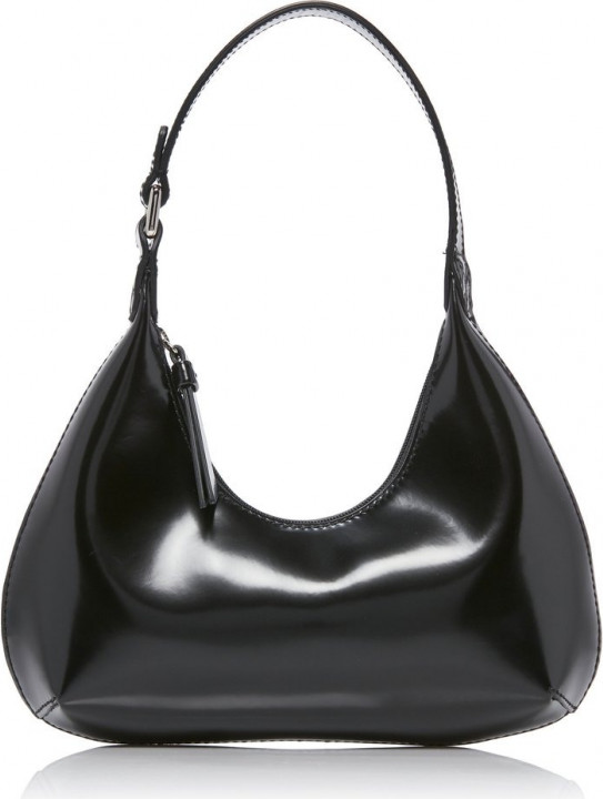By Far Baby Amber Patent Leather Shoulder Bag