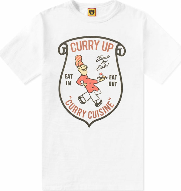 Human Made Curry Up Scroll T-Shirt