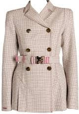 Fendi Double-breasted Belted Jacket