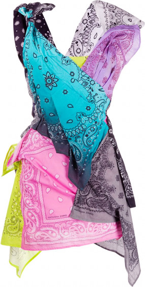 Natasha Zinko Bandana Knot Detail Dress