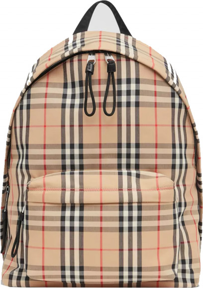 Burberry Vintage Check Nylon Backpack