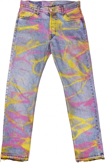 Semon Pavlov HandPainted Candy Denim Jeans