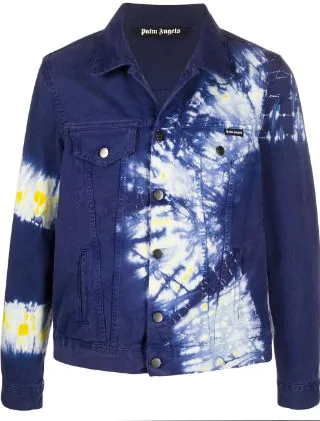 Palm Angels Tie-Dye Denim Jacket
