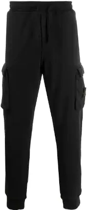Stone Island Logo Patch Sweatpants