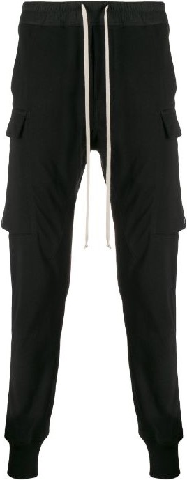 Rick Owens Cargo Layered Jogging Trousers