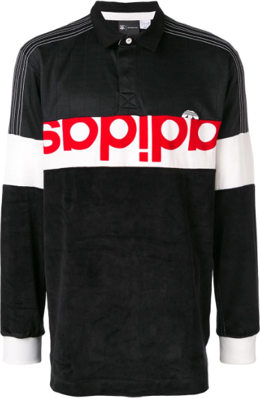 Adidas × Alexander Wang Panelled Logo Polo Shirt