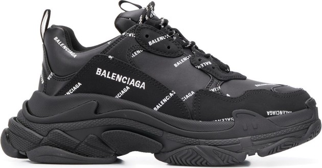 Balenciaga Allover Logo Triple S sneakers