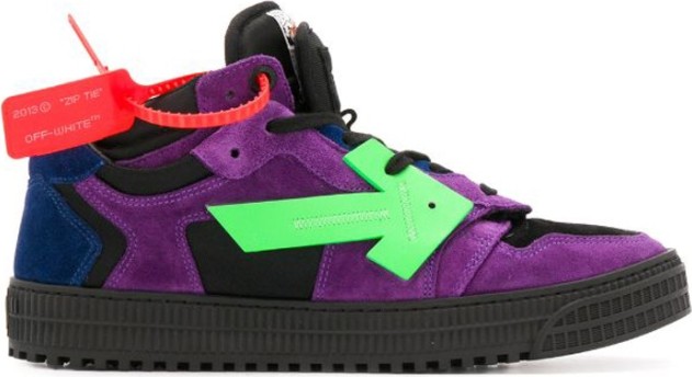 Off-White Off Court Low Top Purple Green