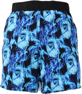 Bape Flame Wide Sweatshorts