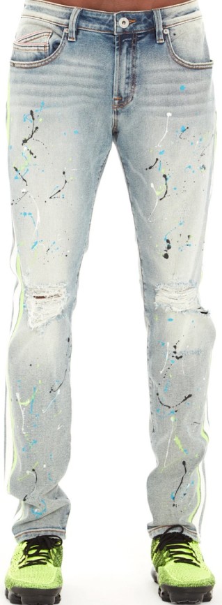 Cult of Individuality Rocker Slim Stretch In Neon