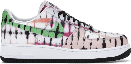 air force 1 tie dye black
