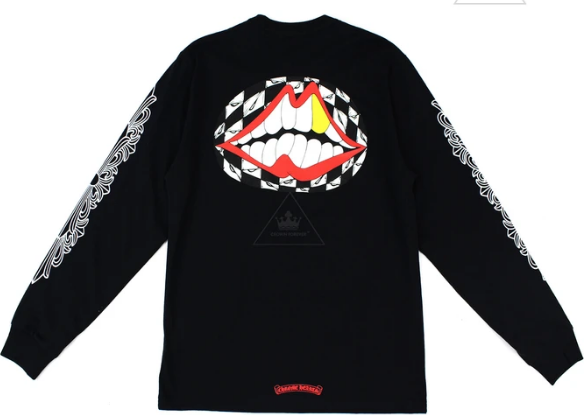 Tシャツ・カットソー Chrome Hearts Matty Boy Flower Chomper L/S T-Shirt Chrome Hearts Matty Boy Flower Chomper L/S T-Shirt Black
