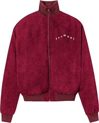 Rose in Good Faith Velour Lounge Jacket