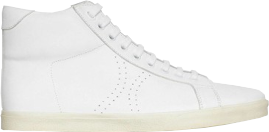 Celine Triomphe Mid Lace Up Sneakers